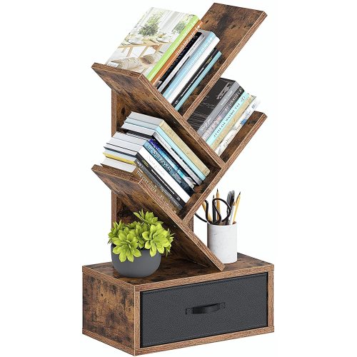 Wholesale High Quality Drawers Vintage Wood Storage Bookcase