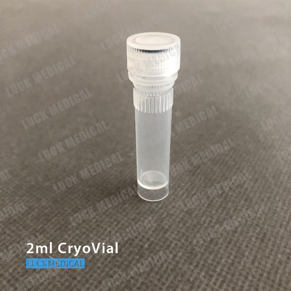 Uso de laboratório Cryotube 1.8ml/2ml/5ml/7ml/10ml