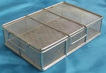 Wire Mesh 304 Stainless Steel Medical Device Disinfection Basket