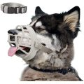 Dog muzzle soft silicone basket muzzle for dogs.