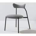 Restaurant Dining Coffee Shop Chair Metal met leer