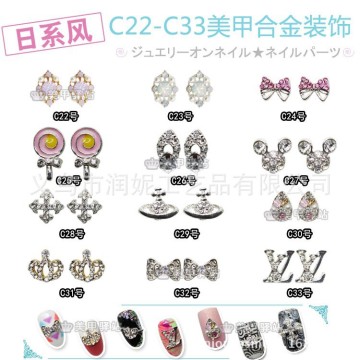 lollipop/crown many design new trend Alloy Glitters Rhinestones