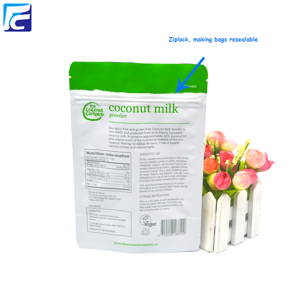 Wholesale 250g Coconut Flour Packaging Bag