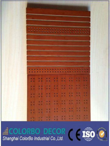 perforated acoustic panel board and acoustic panel