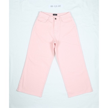 Jeans pantaloncini casual da donna rosa