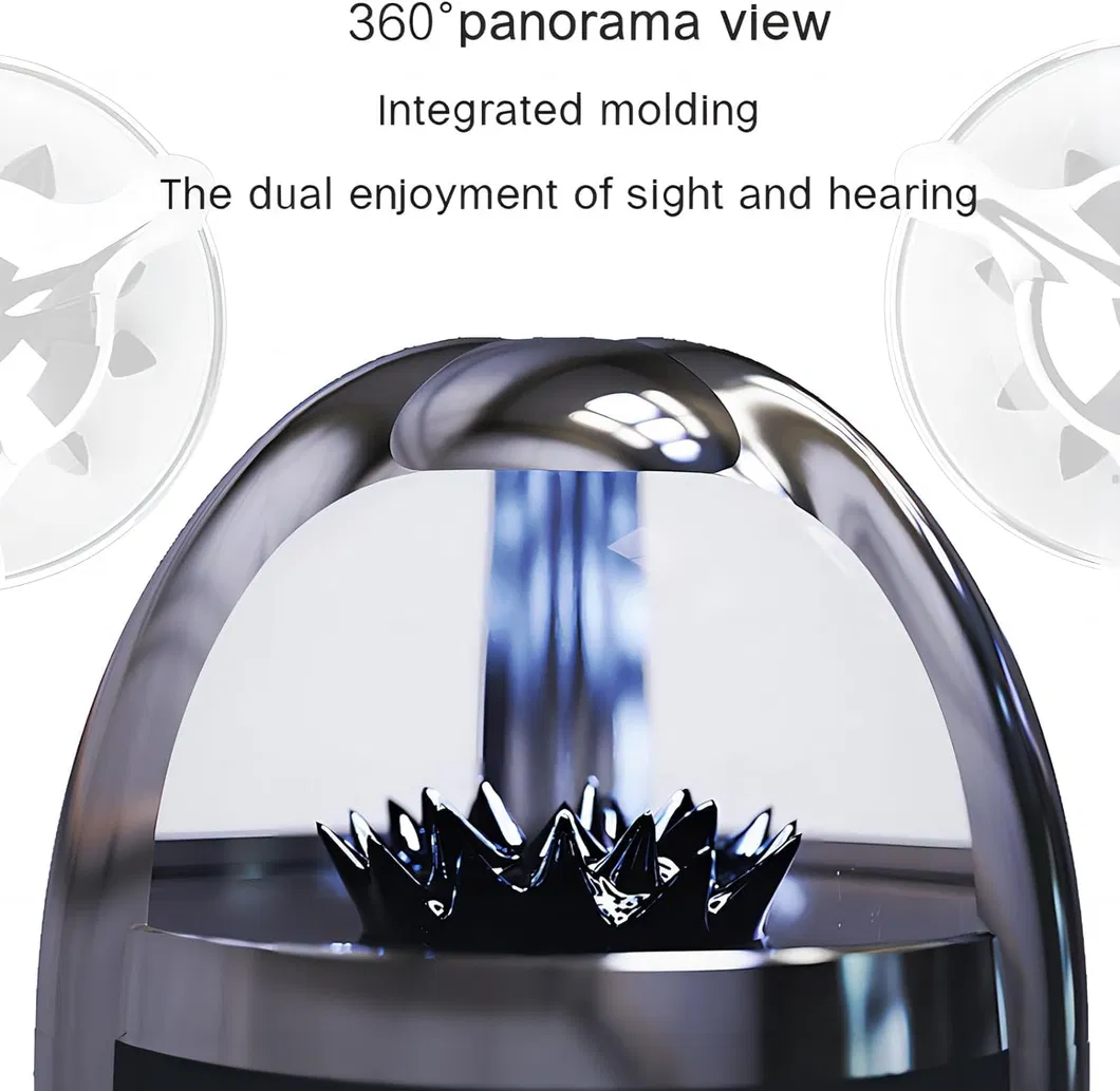 Dynamic Magnetic Fluid Speaker - Illuminated by Magnetic Fluid Lamp