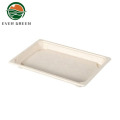 Competitive Natural To Go Sugarcane Bagasse Pulp Tray