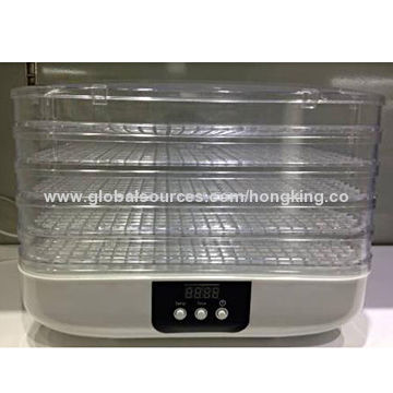 Food dehydrator with 6 trays and 1kg per tray, 1-48 hours, 40-70°C, 350W