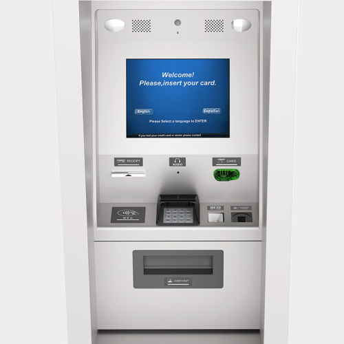 Bank TTW Geldautomat mat PCI Verschlësselung Pinpad