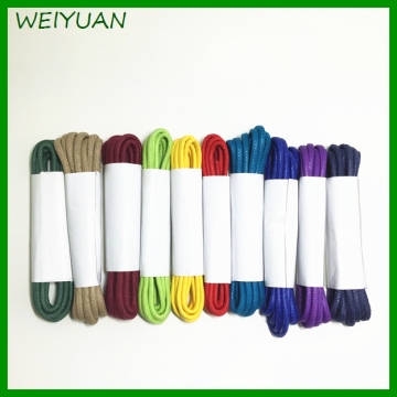 Free sample round cotton braided waxed cord