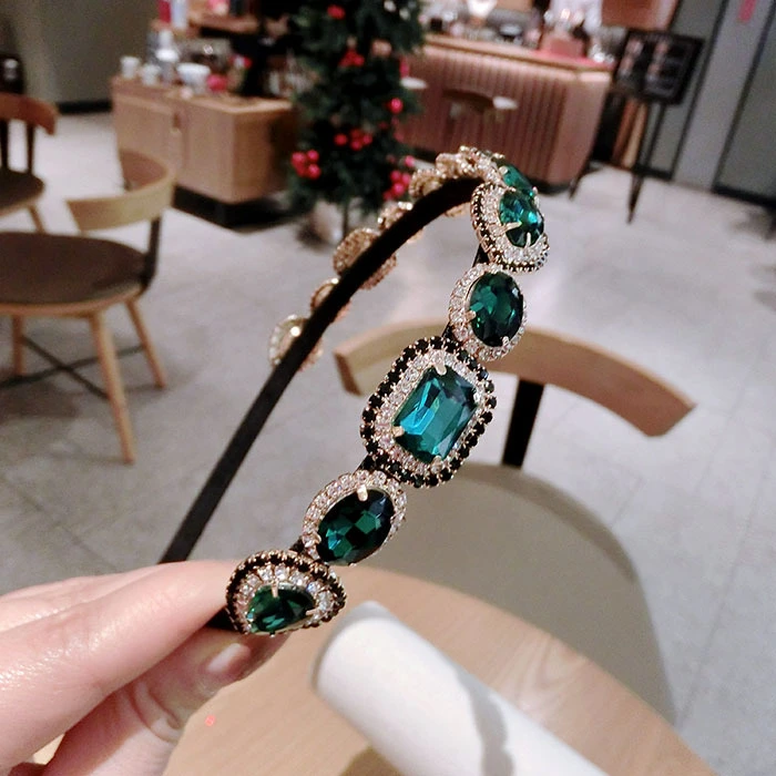 2020 New High Quality Rhinestone Hairband Faux Diamond Headband Luxury Bling Headbands