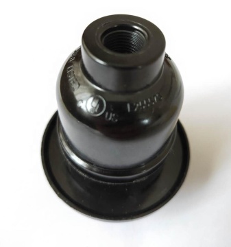 Bakelite Black E26 Ring Lamp Holder