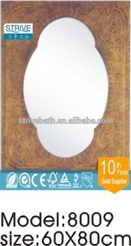 Antique framed mirror