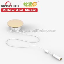 plastic stereo pillow speaker with separating cable for iphone & ipad