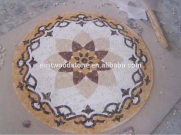 marble tile round mosaic medallion floor patterns
