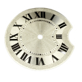 Dial de relógio clássico de estilo para relógio de balão azul