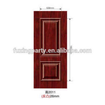 wood pattern steel security door