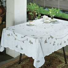 Table Cloth, Inyl Crocheted Tablecloth Without Lining, Cotton Table Cloth