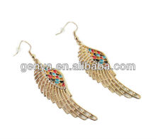 Wing Plating Alloy Earrings,Dangle Earrings