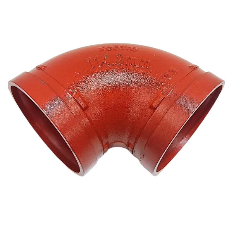 Codo de ranura roja Red groove elbow