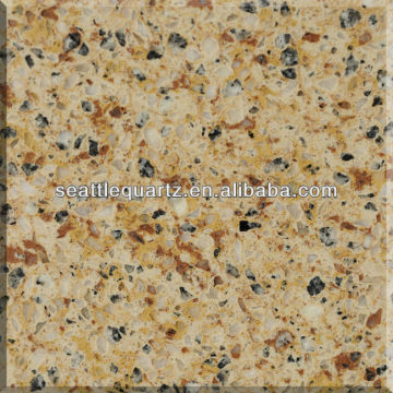 Yellow Quartz Stone slab, tile, countertop