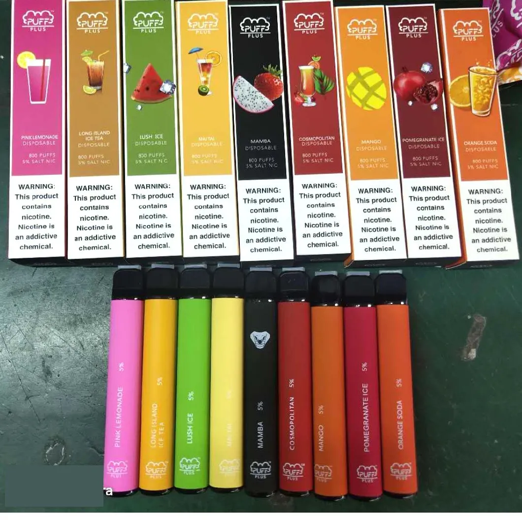 Factory Wholesale OEM Customization Welcome Disposable Vape 800hits Bar Puff Plus