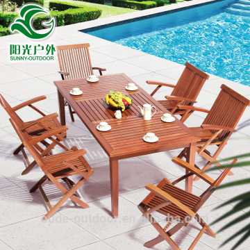 2016 Classic comfortable wood plastic composite outdoor furniture