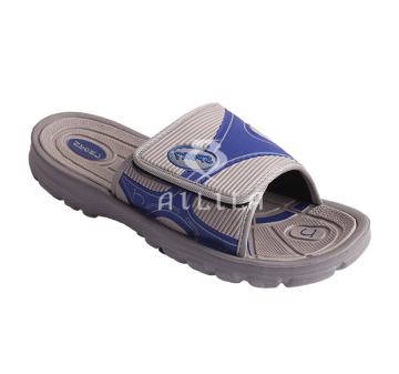 Grey men comfortable slide sandals