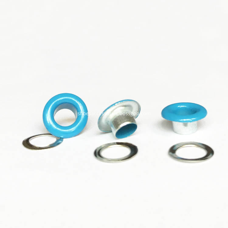 Blue Color Round Grommet Eyelets