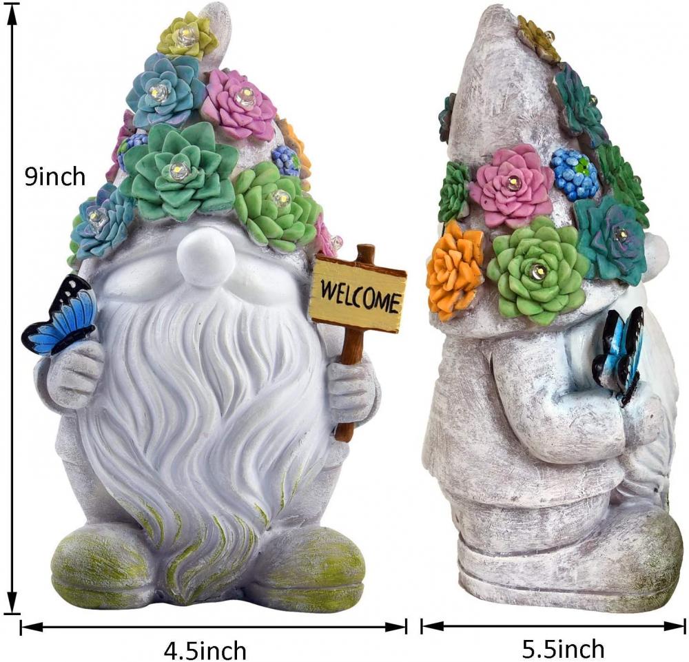 Gnome Garden Statues Outdoor Decor