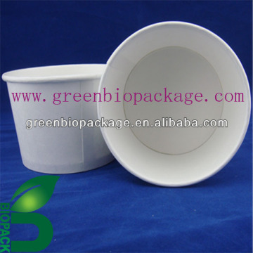 PLA coated paper disposable salad container