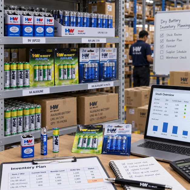 乾電池庫存回顧 dry battery stock review