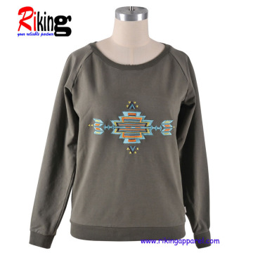 Fashion Apparel Ladies Wear Terry Pullover (RKC1355)