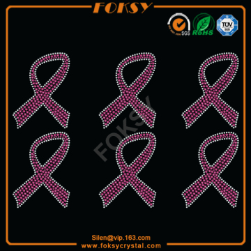 Pink Ribbon wholesale rhinestone transfers