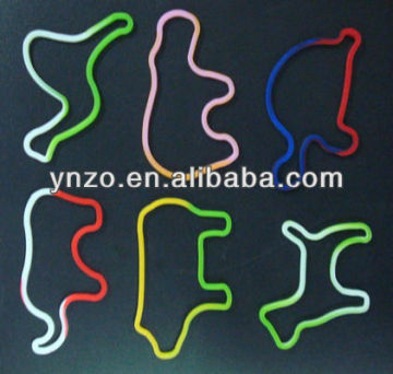 Cute animal shape silicone elastic band