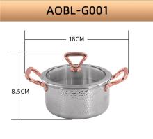 Small three-layer steel stockpot