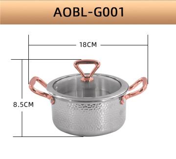 Small three-layer steel stockpot
