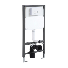 In-Wall Mounted Modern Space-Saving Toilet Tank System