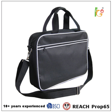 black and white new style business bag simple computer bag2016