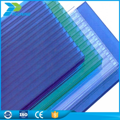 100% lexan greenhouse polycarbonate blue plastic sheet cheap price