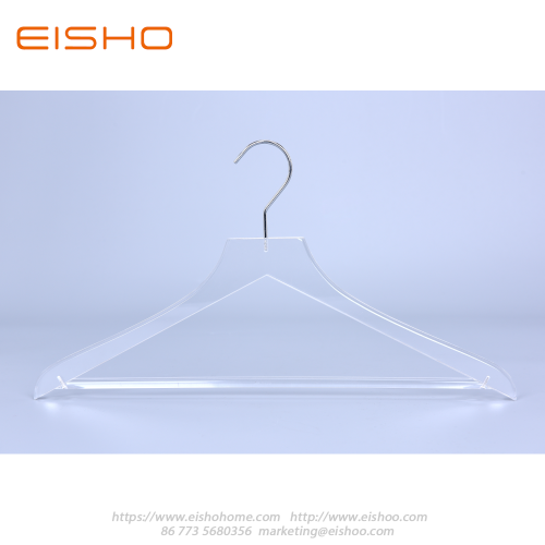 Transparent Acrylic Suits Hanger With Bar