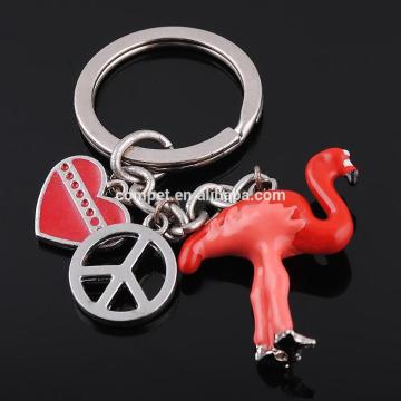 Key ring manufacturers wholesale pet Flamingo keychain