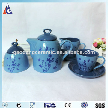 glazed ceramic turkish tea sets / indian tea set