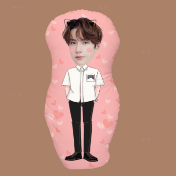 Custom Cotton Satin Shape Pillow