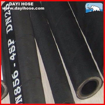 Wrapped Surface Hydraulic Rubber Hose DIN EN856 4SH 4SP