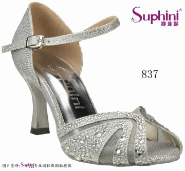 Suphini Crystal High Heels Latin Dance Shoes