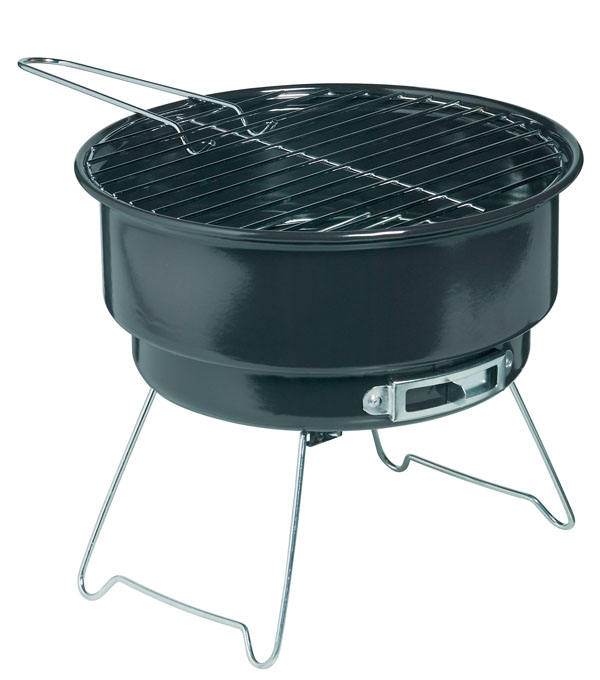 Mini Portable Camping Round Charcoal BBQ Barbecue Grill
