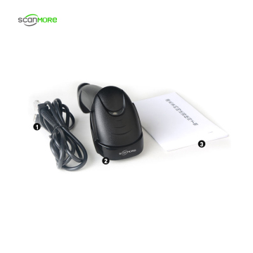 Wired bar code reader 1d laser scanner handheld
