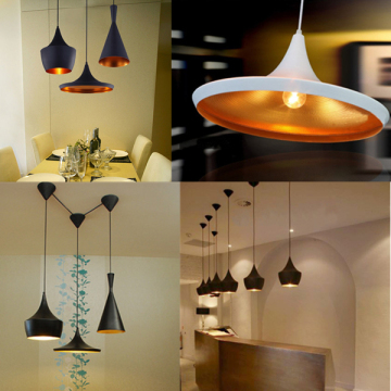 Golden Aluminum Pendant Lamp