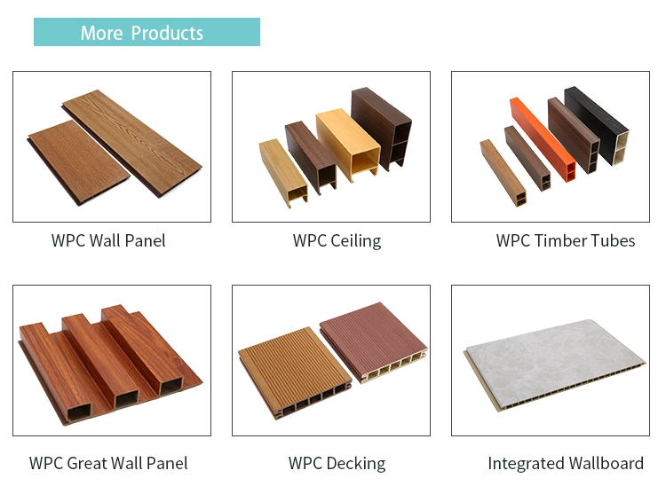 Easy-Installing Wood Composite Indoor WPC Wood Composite PVC Ceiling